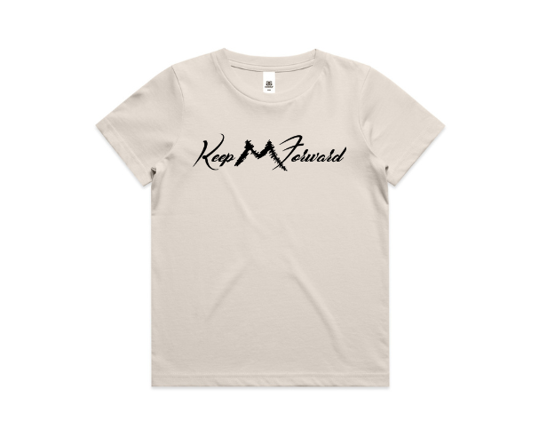 Beige Keep Moving Forward Women's Tee