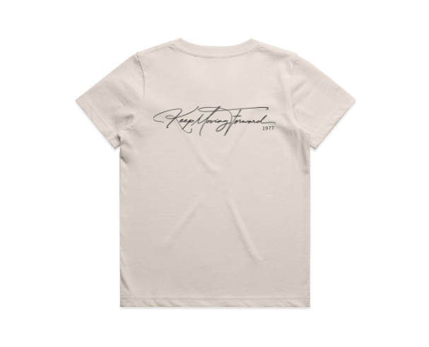 Beige Keep Moving Forward Women's Tee