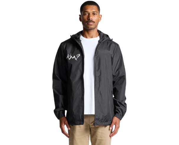 Black KMF Zip Up Jacket