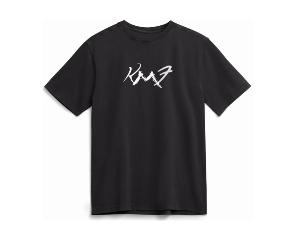 Black KMF Heavyweight Tee