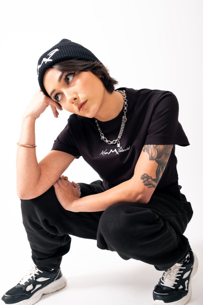 Black KMF Midweight Tee